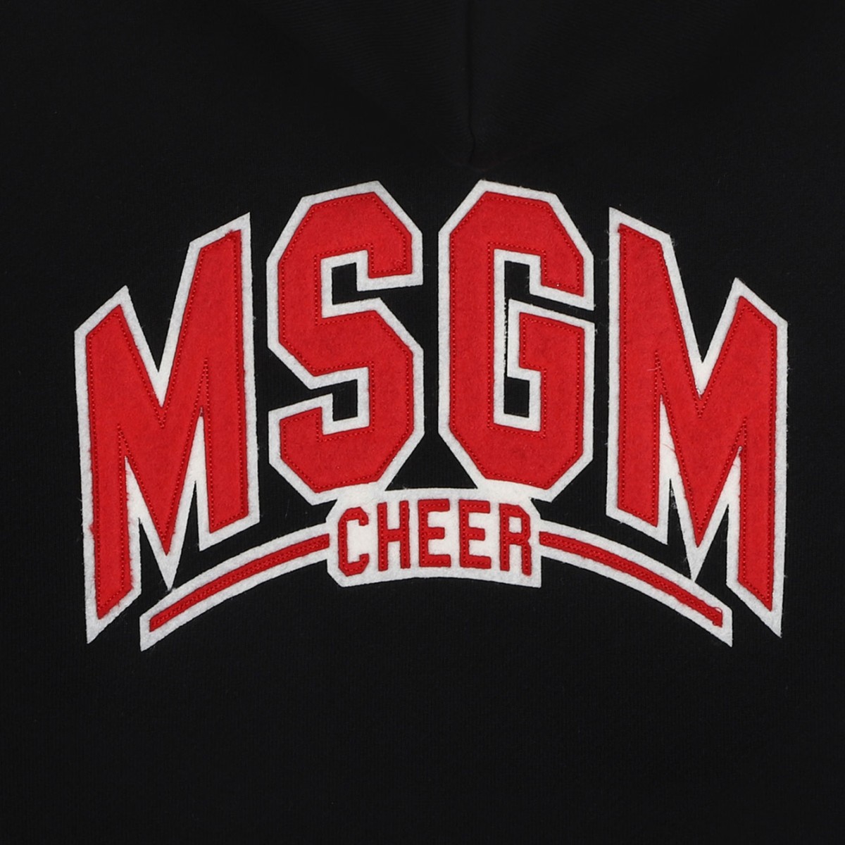 Black Logo Patch Hoodie