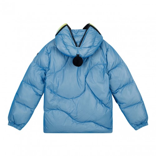 Light Blue Short Down Jacket