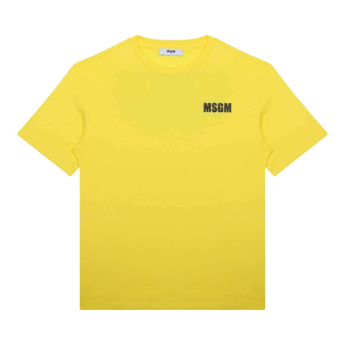 Yellow Logo Print T-Shirt