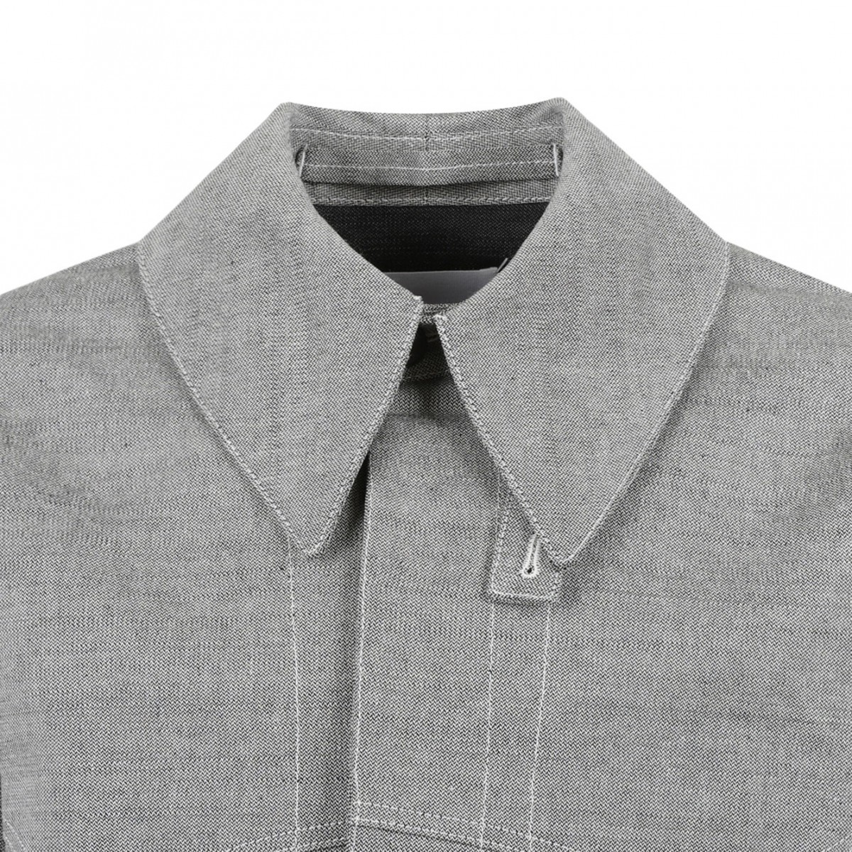 Light Grey Shirt Jacket