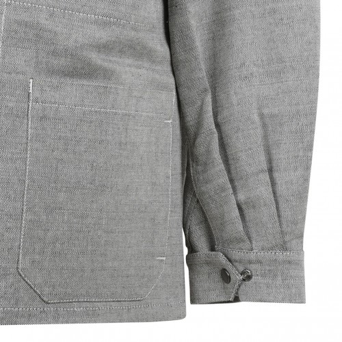 Light Grey Shirt Jacket