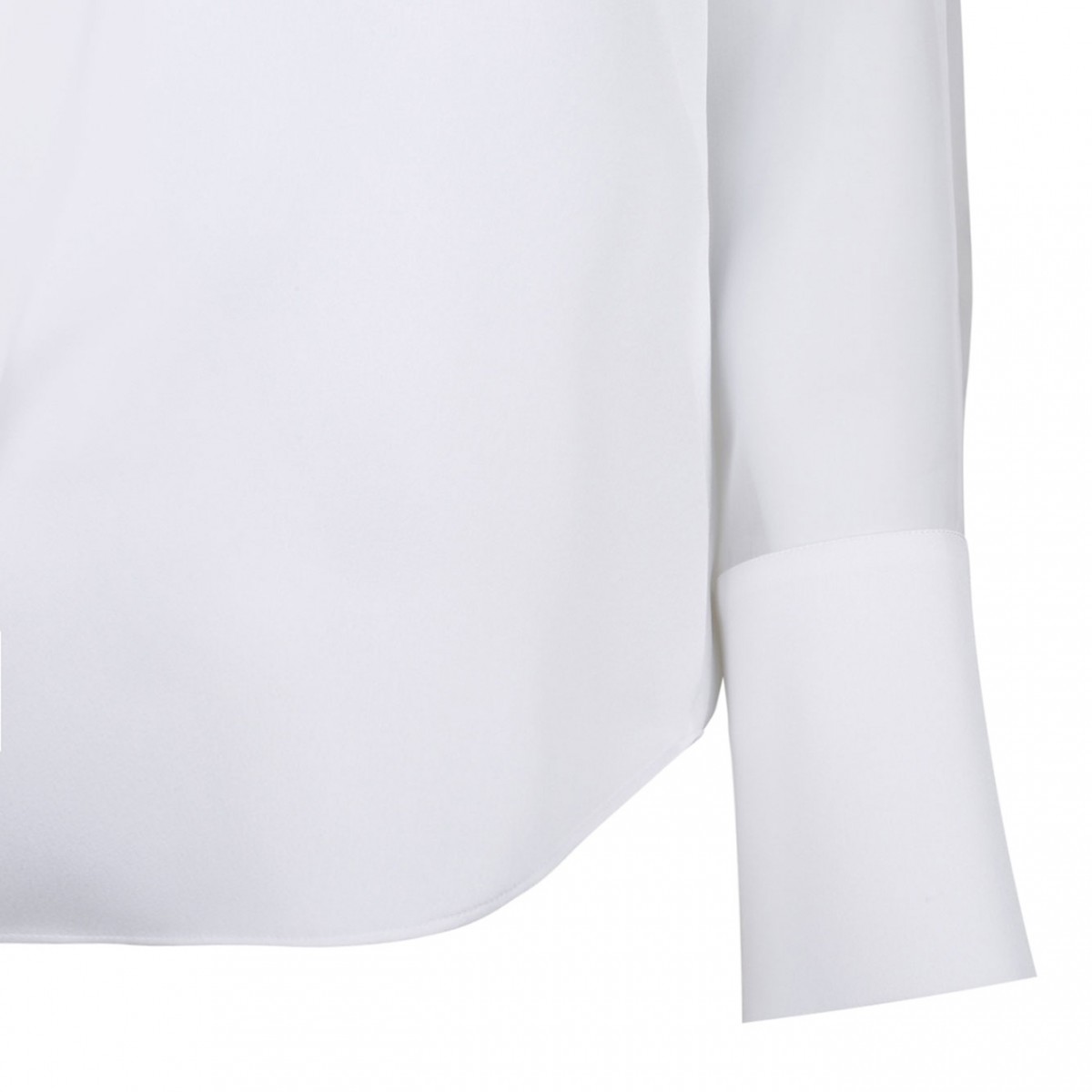 White Satin Shirt