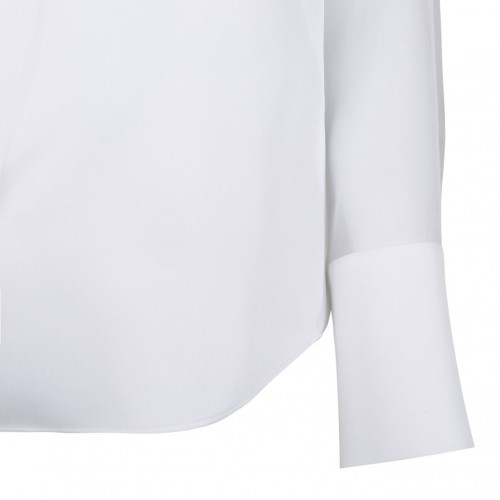 White Satin Shirt