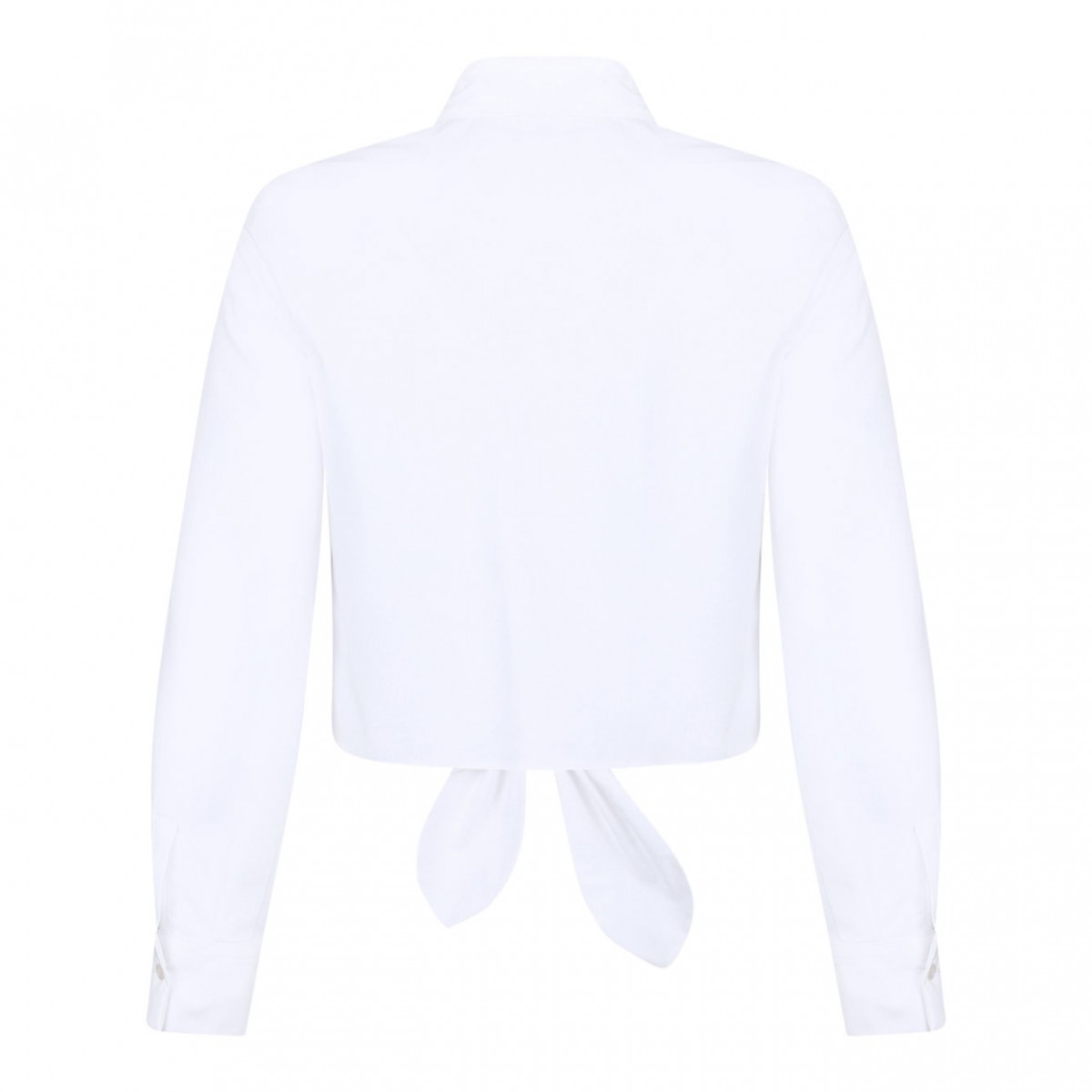 White Knot Detail Shirt