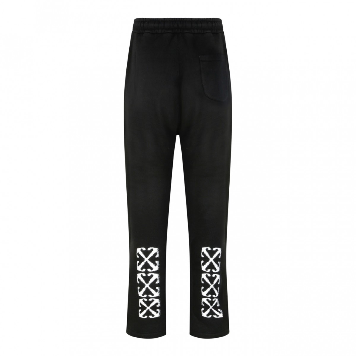 Black Windy Arrow Track Pants