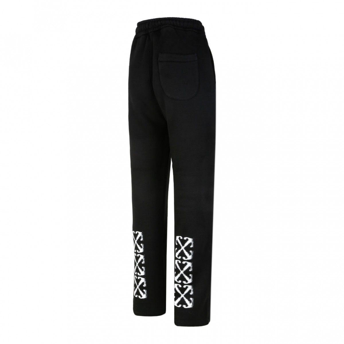 Black Windy Arrow Track Pants
