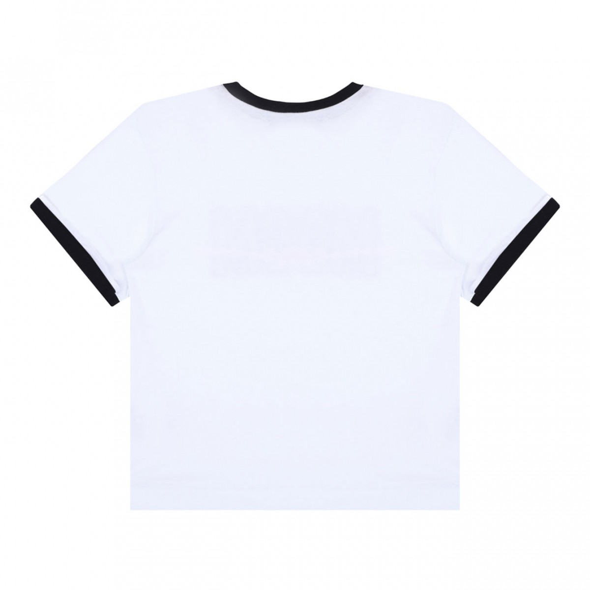 White Logo Print T-Shirt