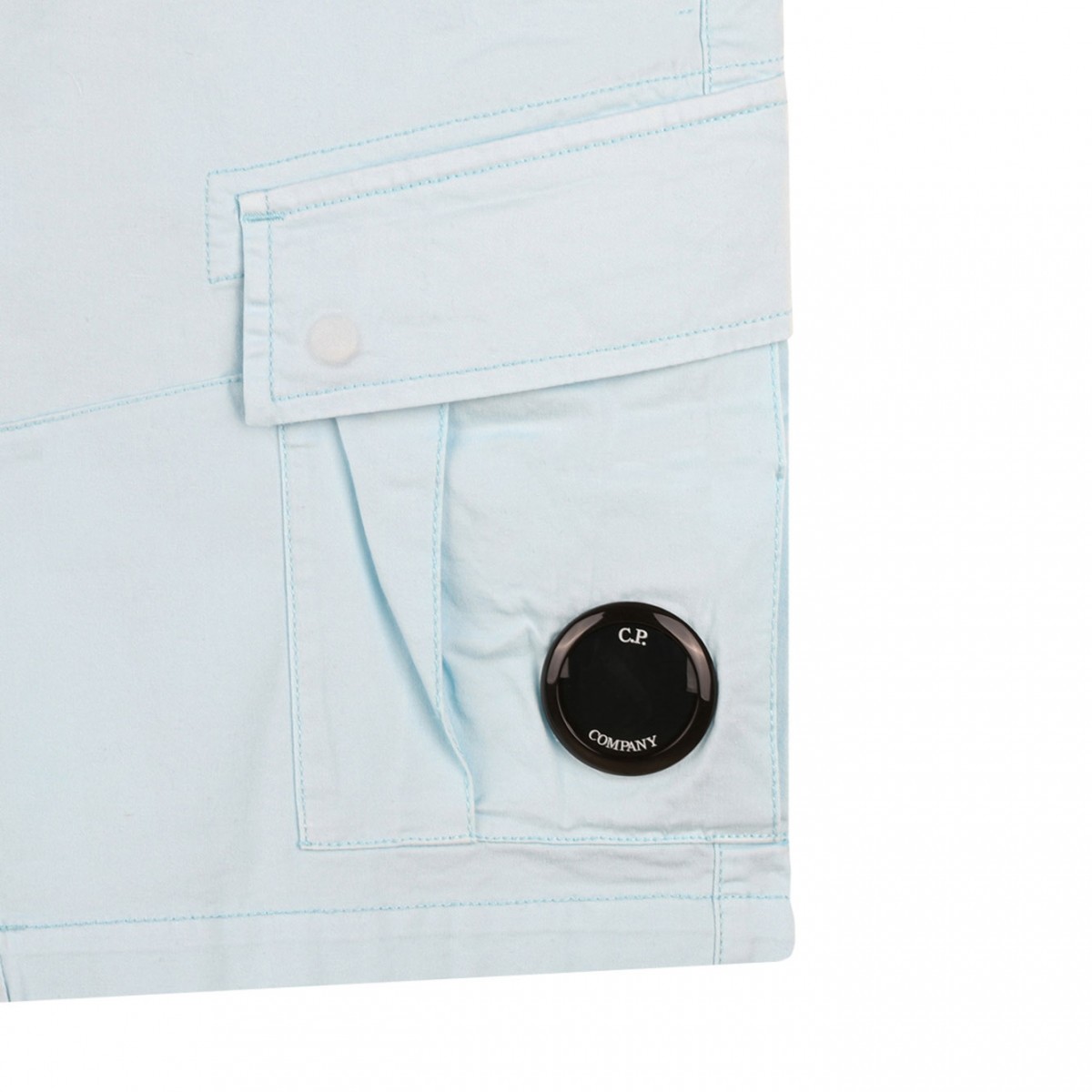 Light Blue Cargo Shorts