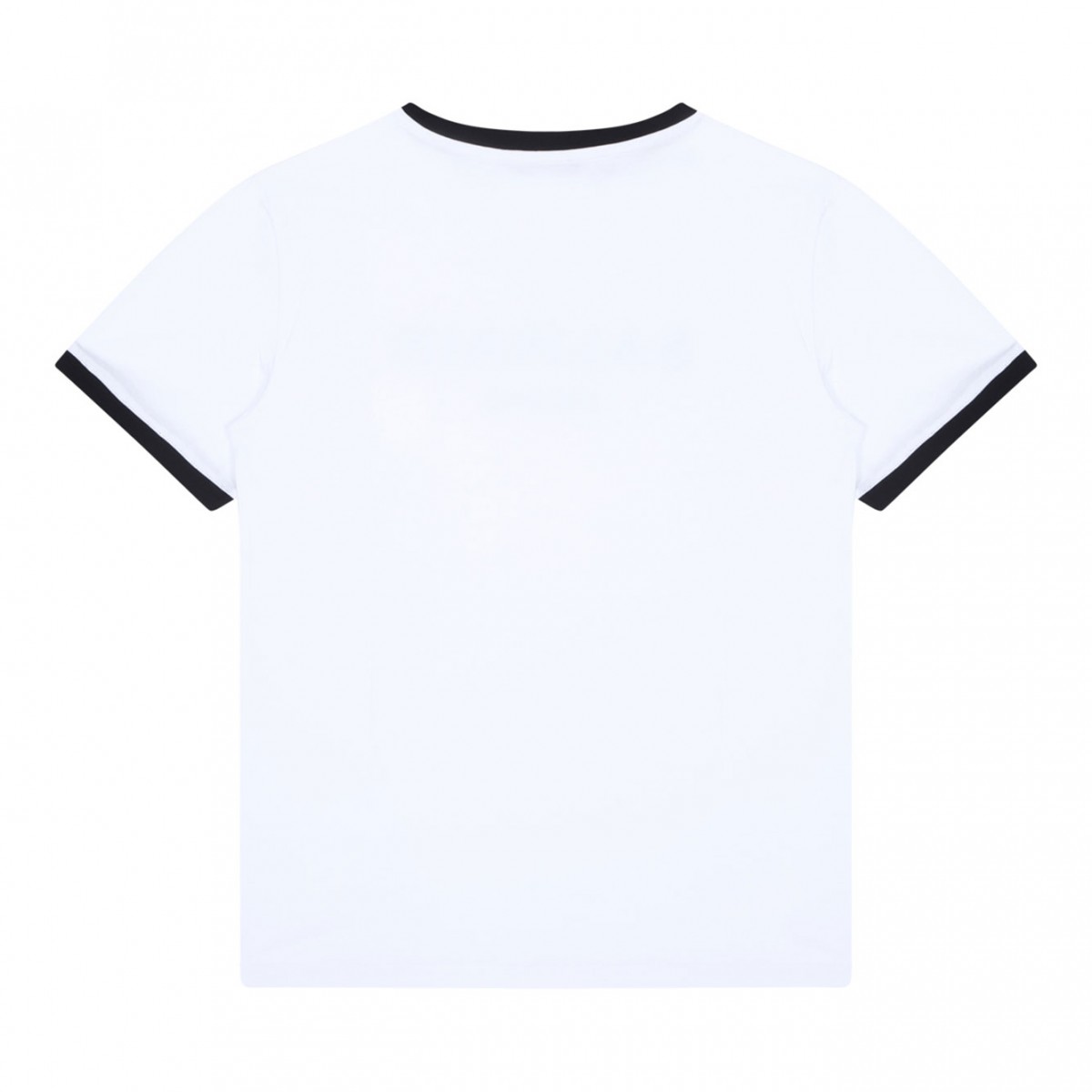 White Logo Embossed T-Shirt