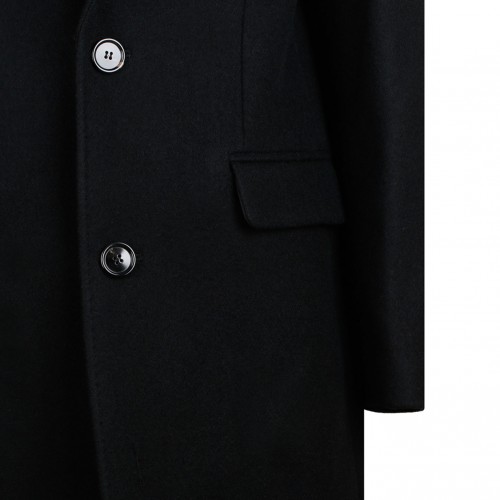 Black Single Breasted Coat