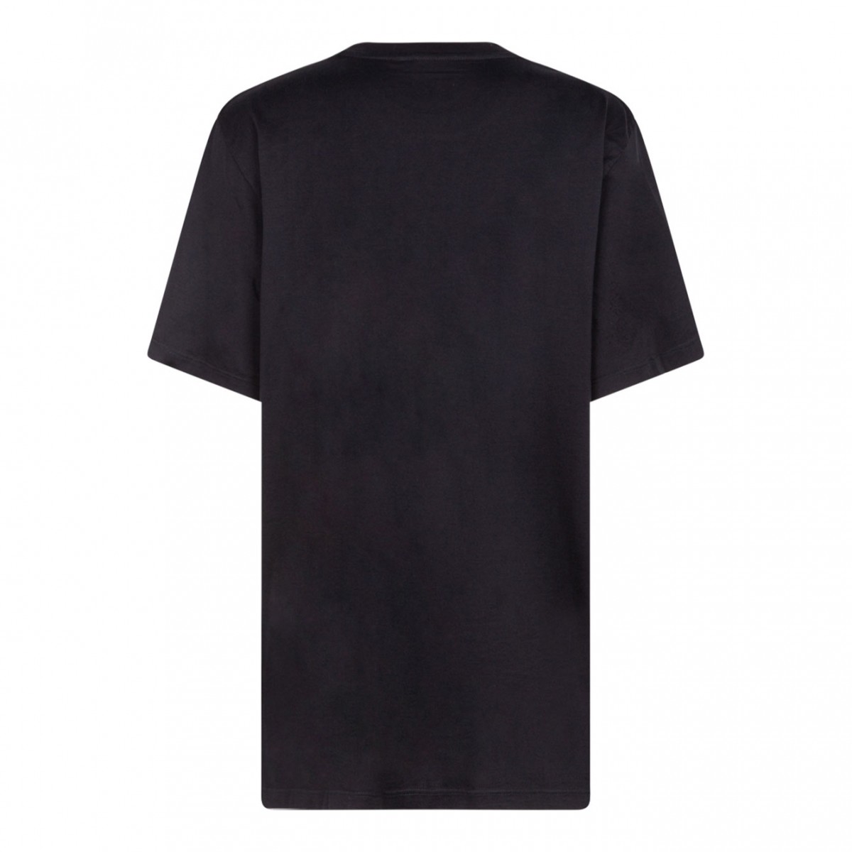 Black Logo Embroidered T-Shirt