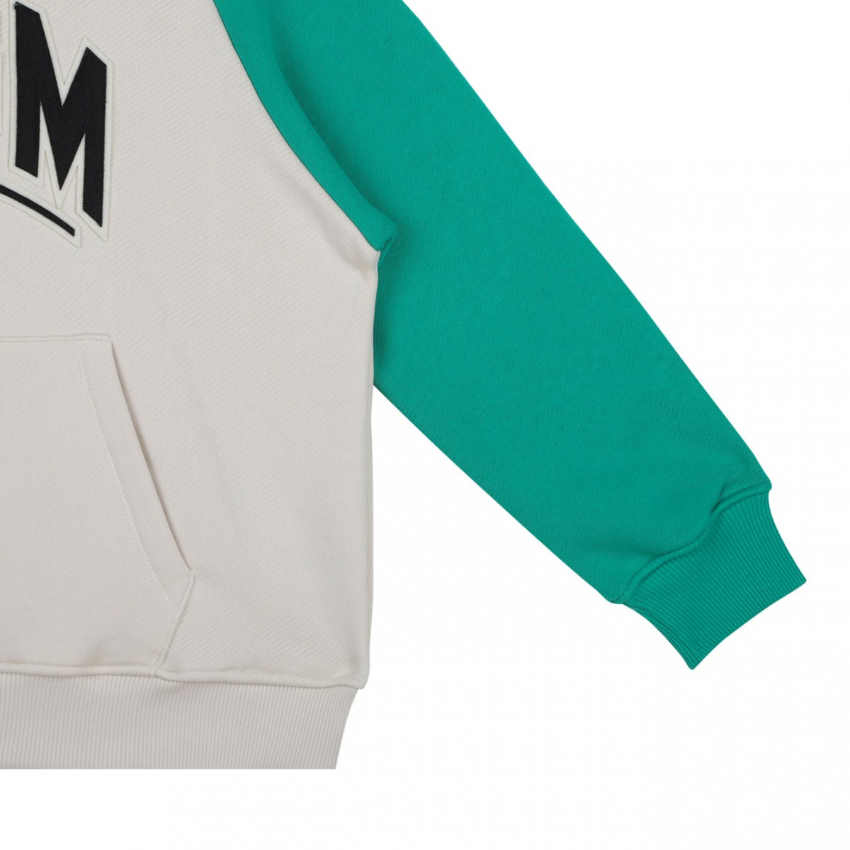 Green Logo Print Sweatshirt