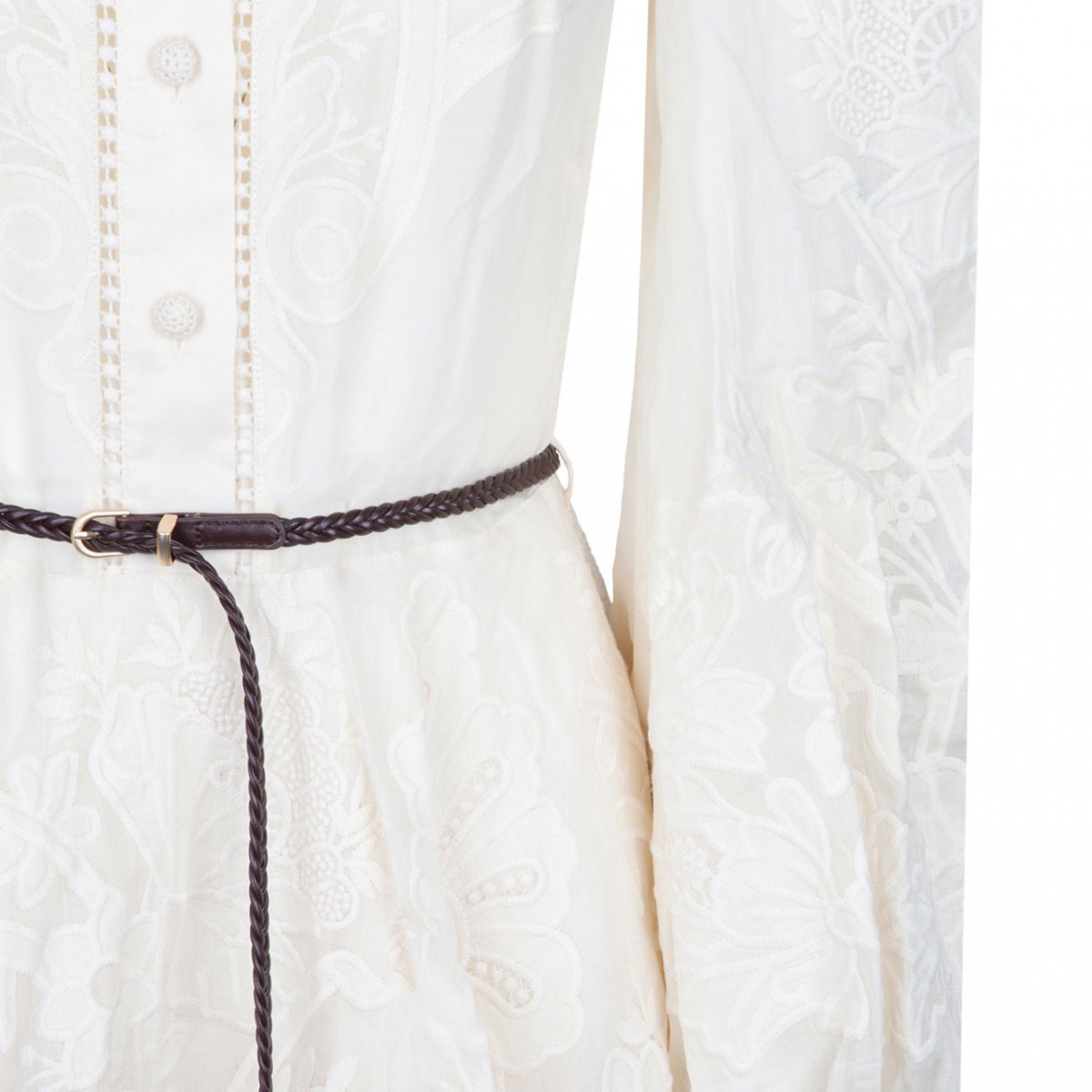 Cream White Ottie Mini Dress