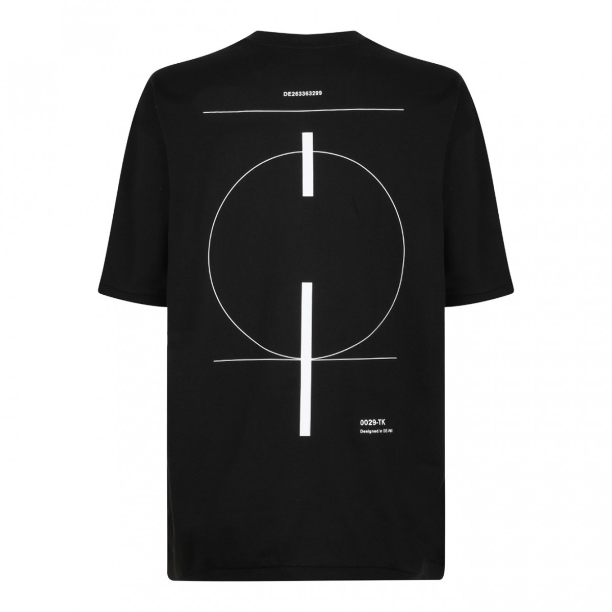 Black Graphic Print T-Shirt