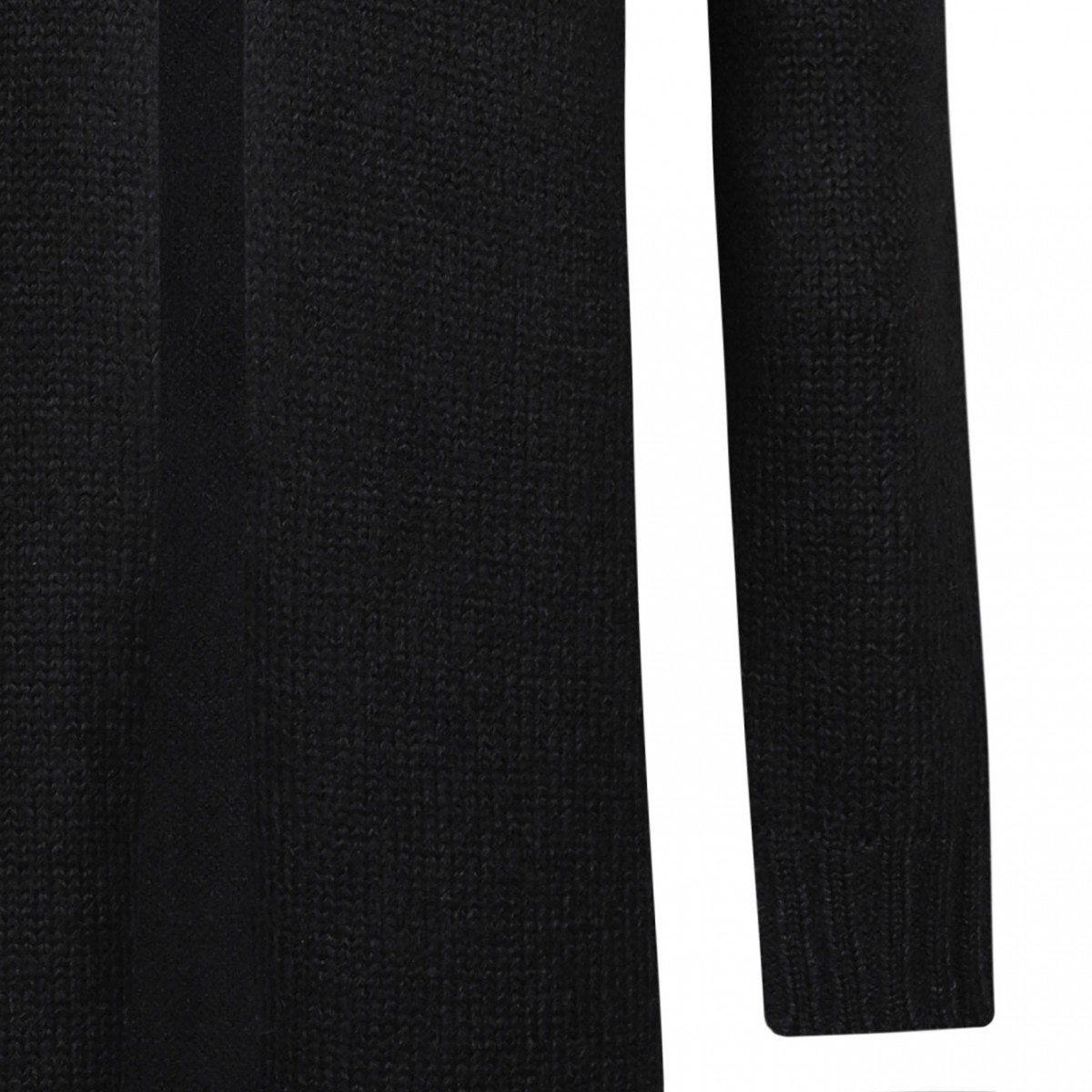 Black Knitted Maxi Dress