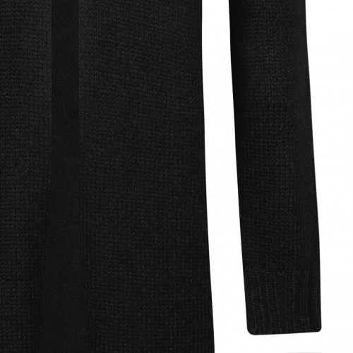 Black Knitted Maxi Dress