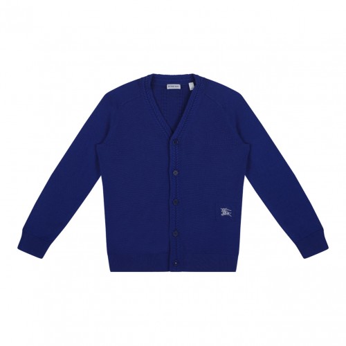 Royal Blue EKD Embroidered Cardigan
