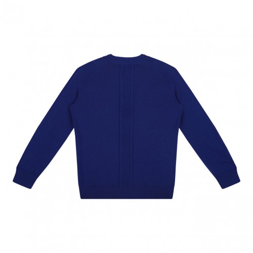 Royal Blue EKD Embroidered Cardigan