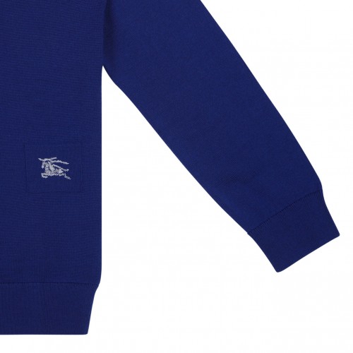 Royal Blue EKD Embroidered Cardigan