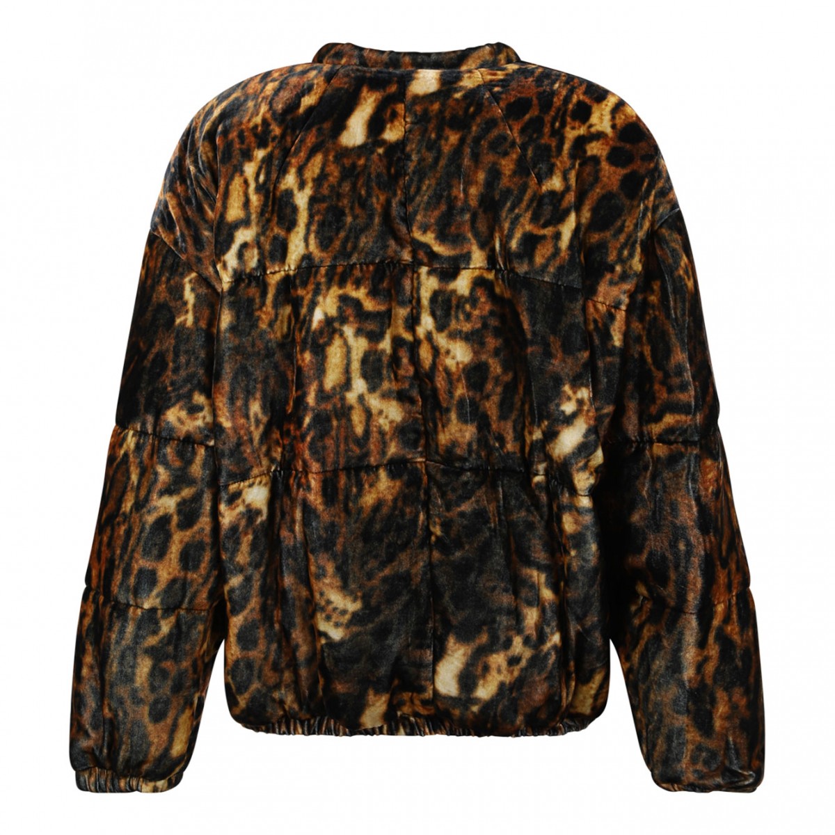 Leopard Print Bomber Jacket