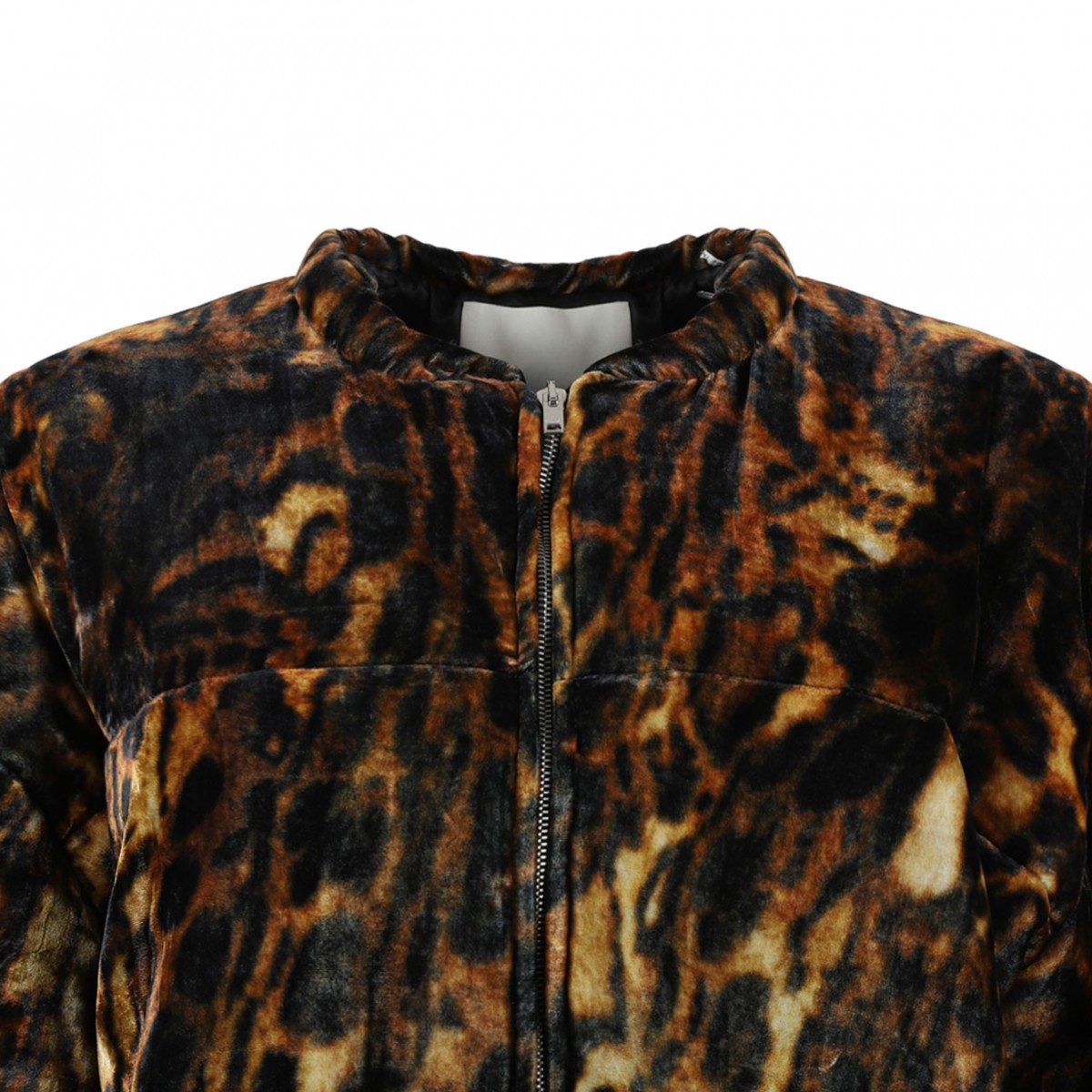Leopard Print Bomber Jacket