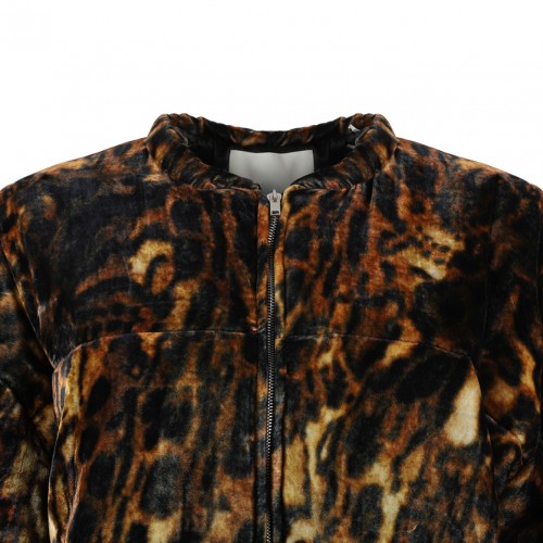 Leopard Print Bomber Jacket