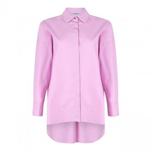 Pink Straight Poplin Shirt