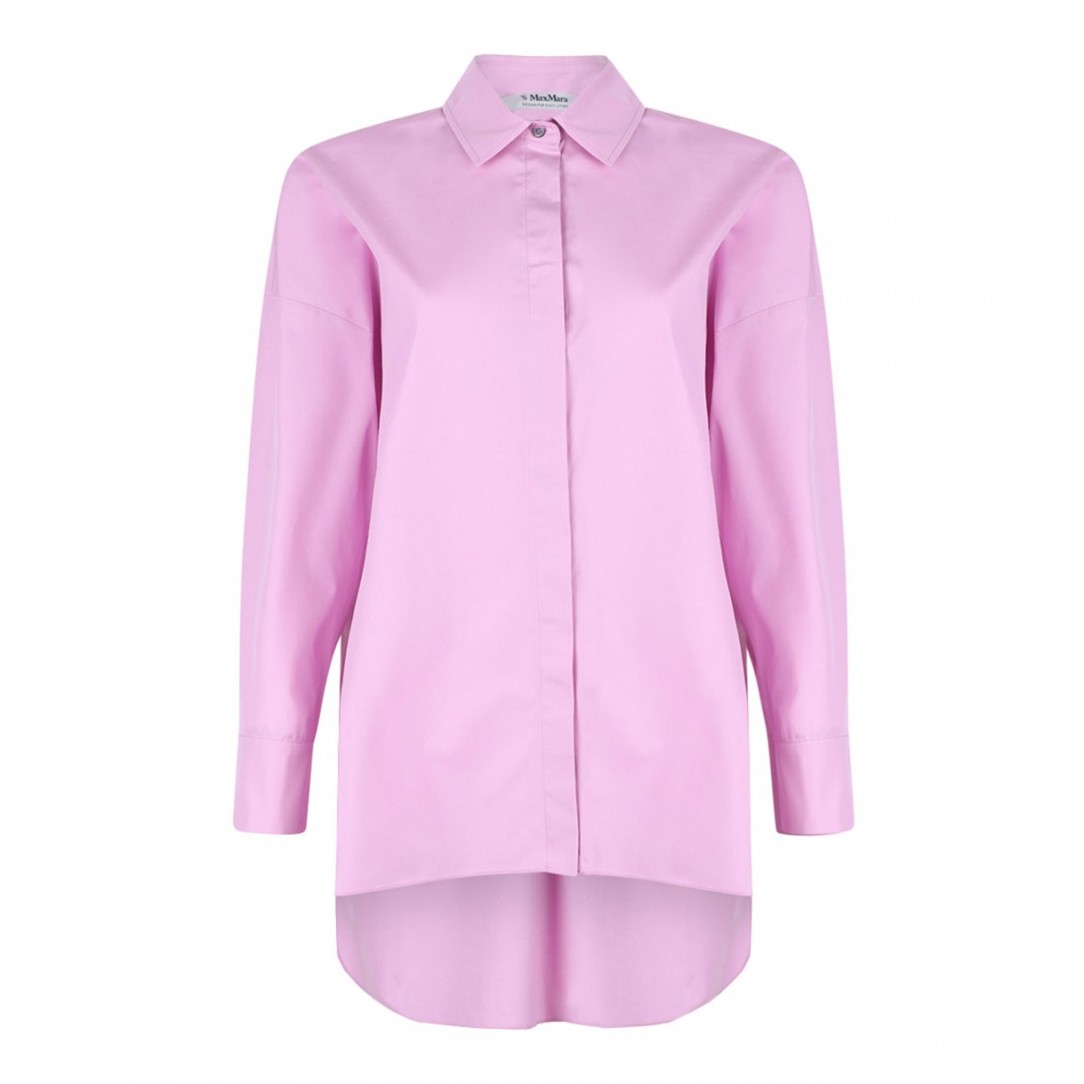 Pink Straight Poplin Shirt