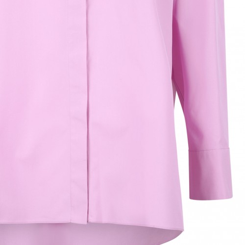 Pink Straight Poplin Shirt