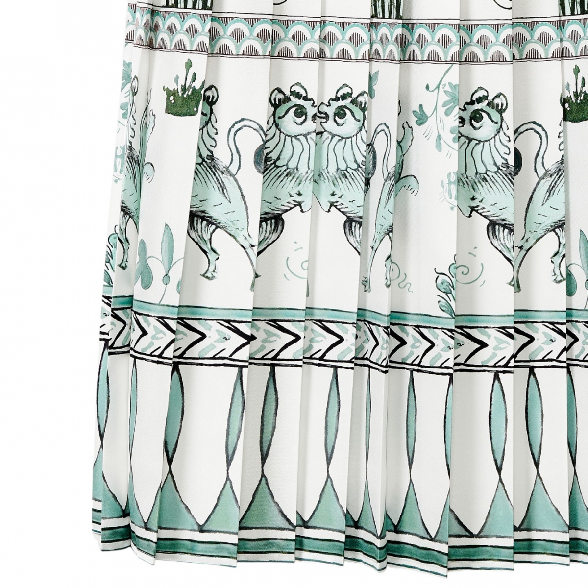 Graphic Print Skirt