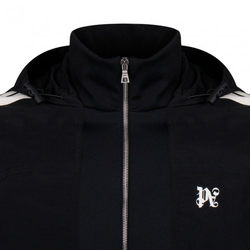 Black Nylon Track Jacket
