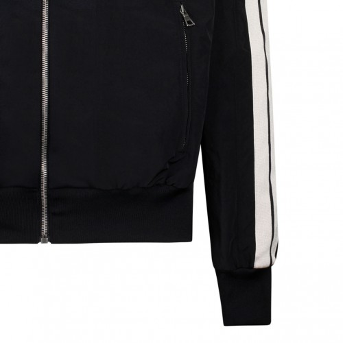 Black Nylon Track Jacket