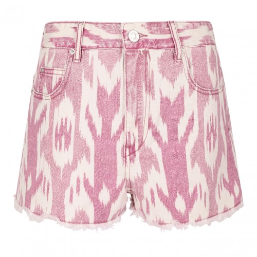Abstract Pattern Print Short