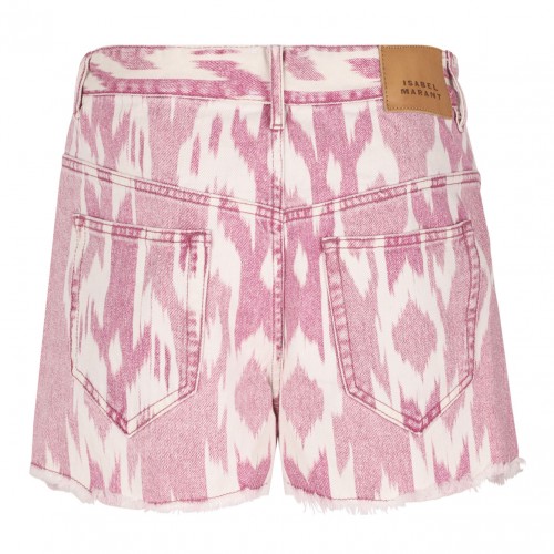 Abstract Pattern Print Short