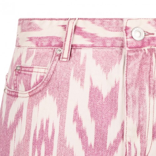 Abstract Pattern Print Short