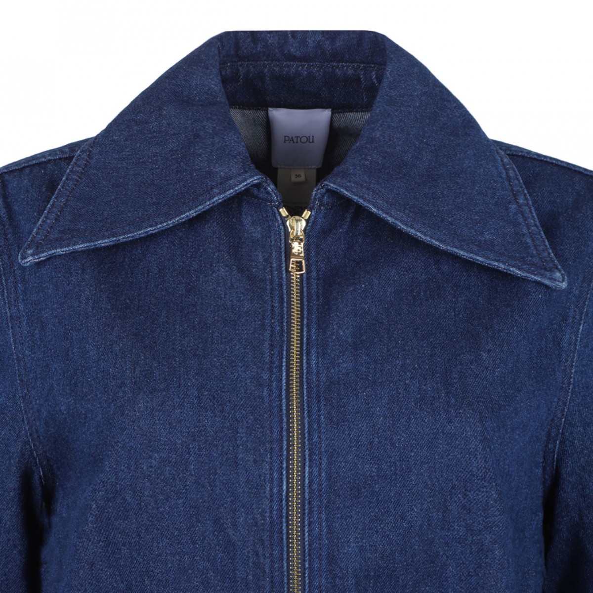 Navy Blue Denim Mini Dress