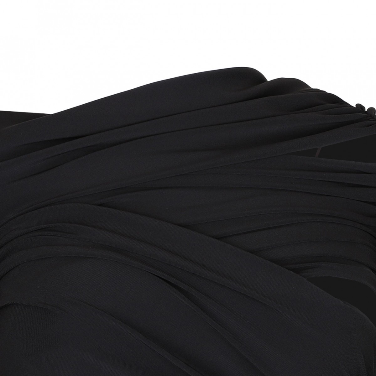 Black Wrap Mini Dress