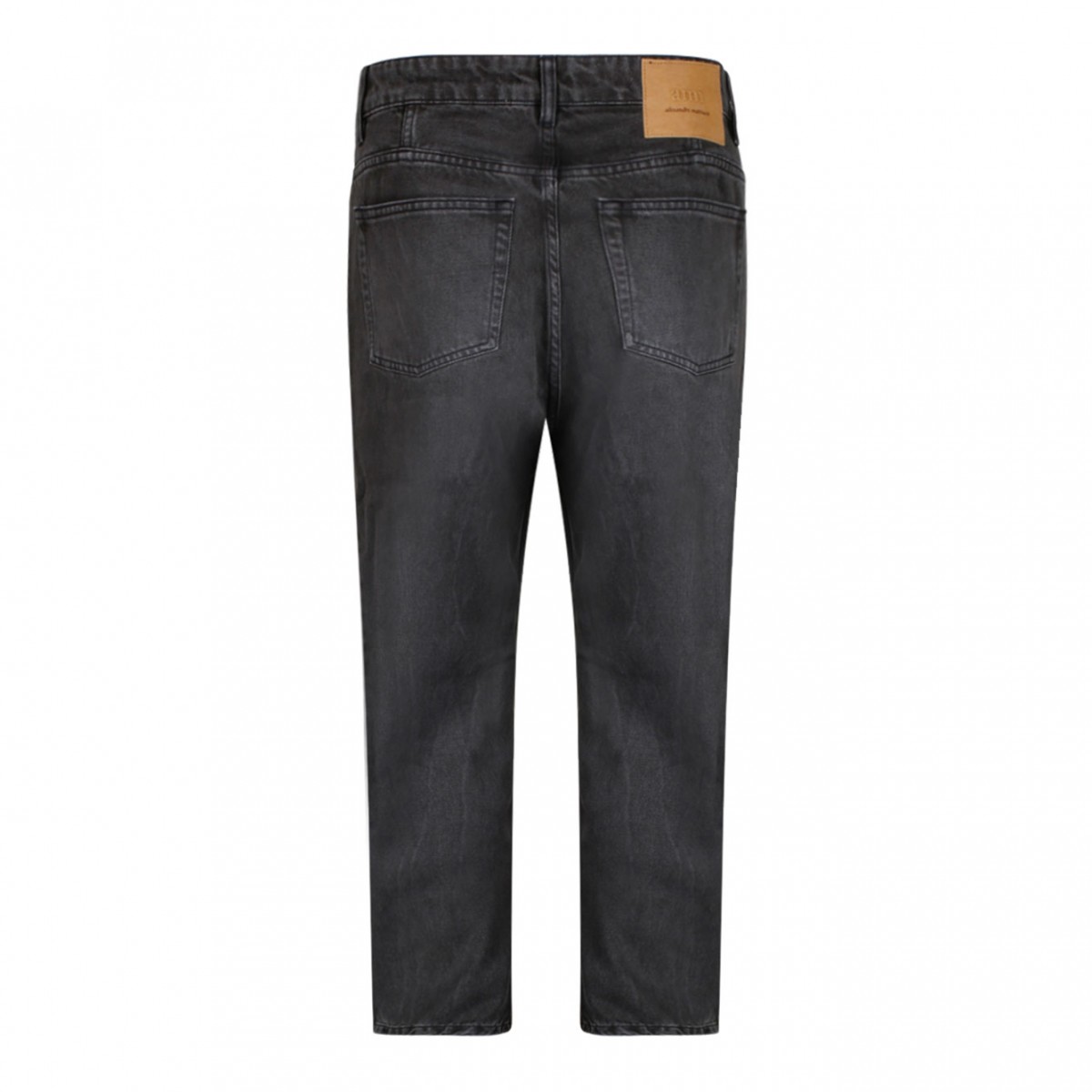 Black Logo Patch Jeans