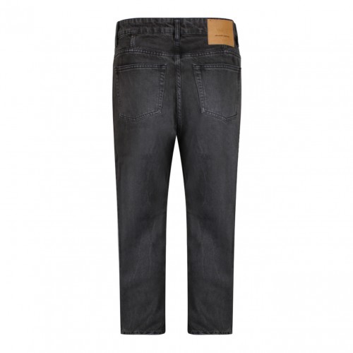 Black Logo Patch Jeans