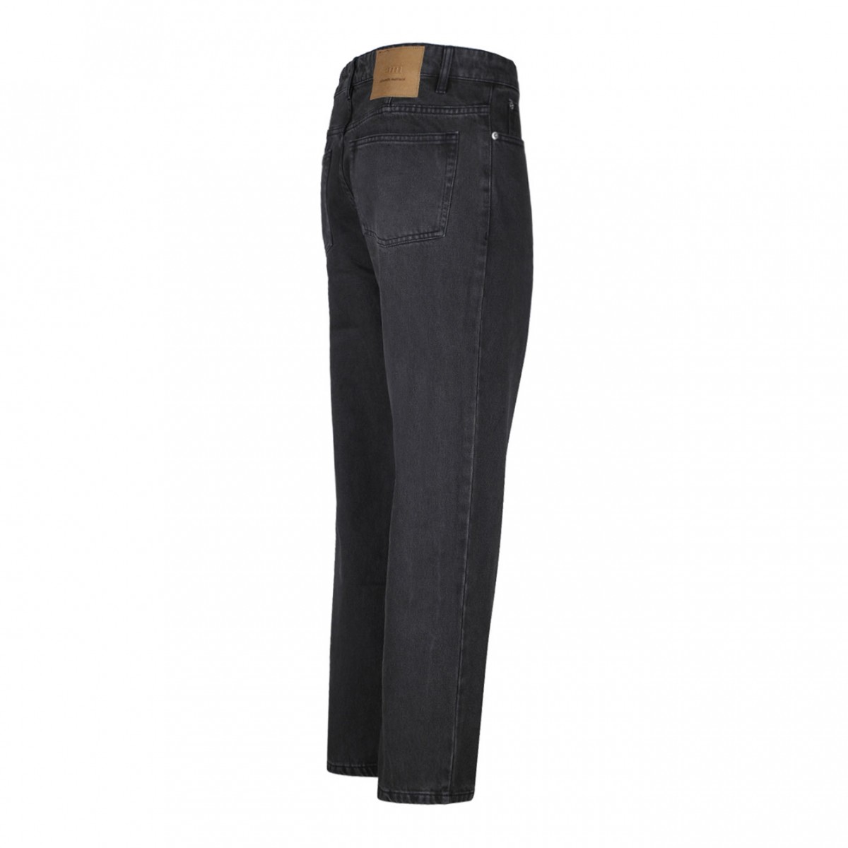 Black Logo Patch Jeans