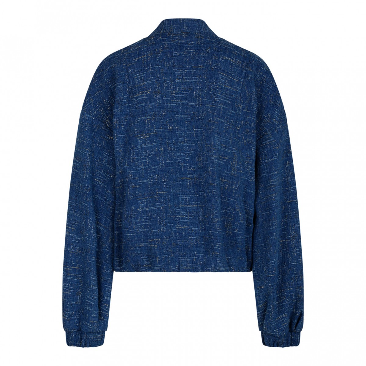 Denim Jacquard Bomber