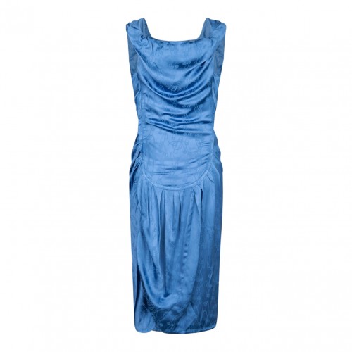 Sleeveless Ginnie Pencil Blue Dress