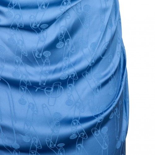 Sleeveless Ginnie Pencil Blue Dress