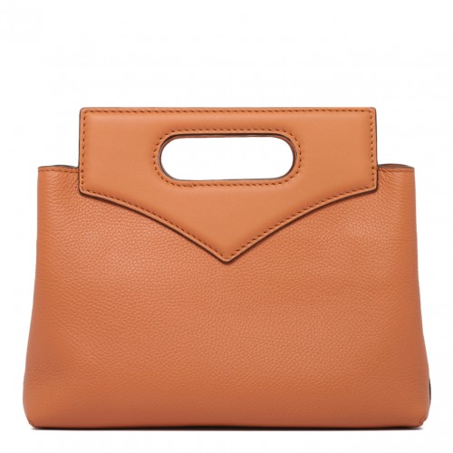 Camel Brown Mini Soft Diamond Tote Bag