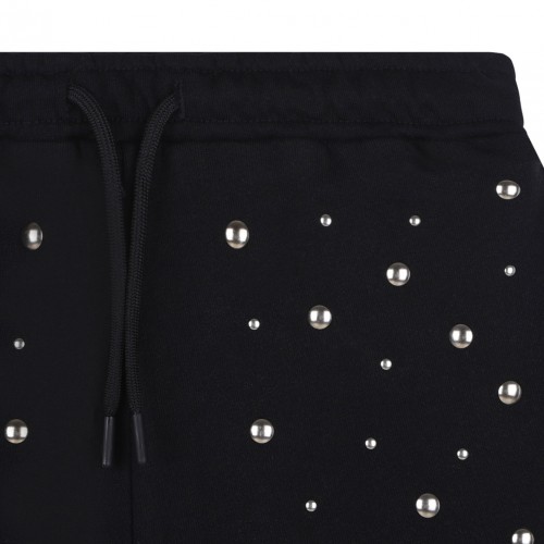 Black Studded Shorts