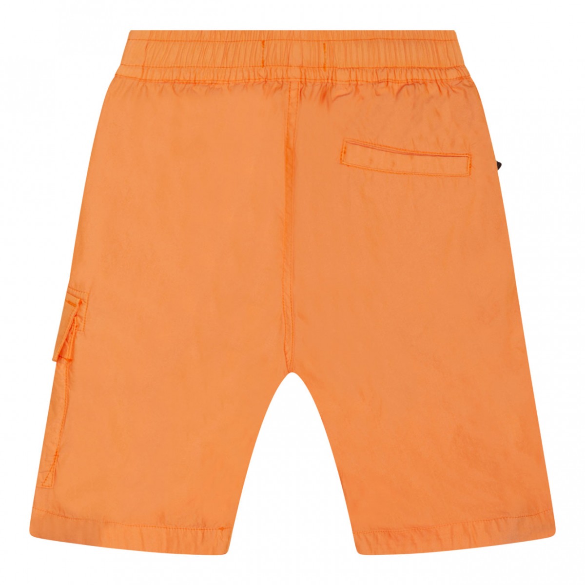 Orange Logo Patch Cargo Shorts