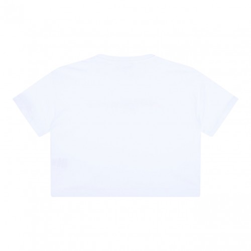 White Logo Embellished T-Shirt 2