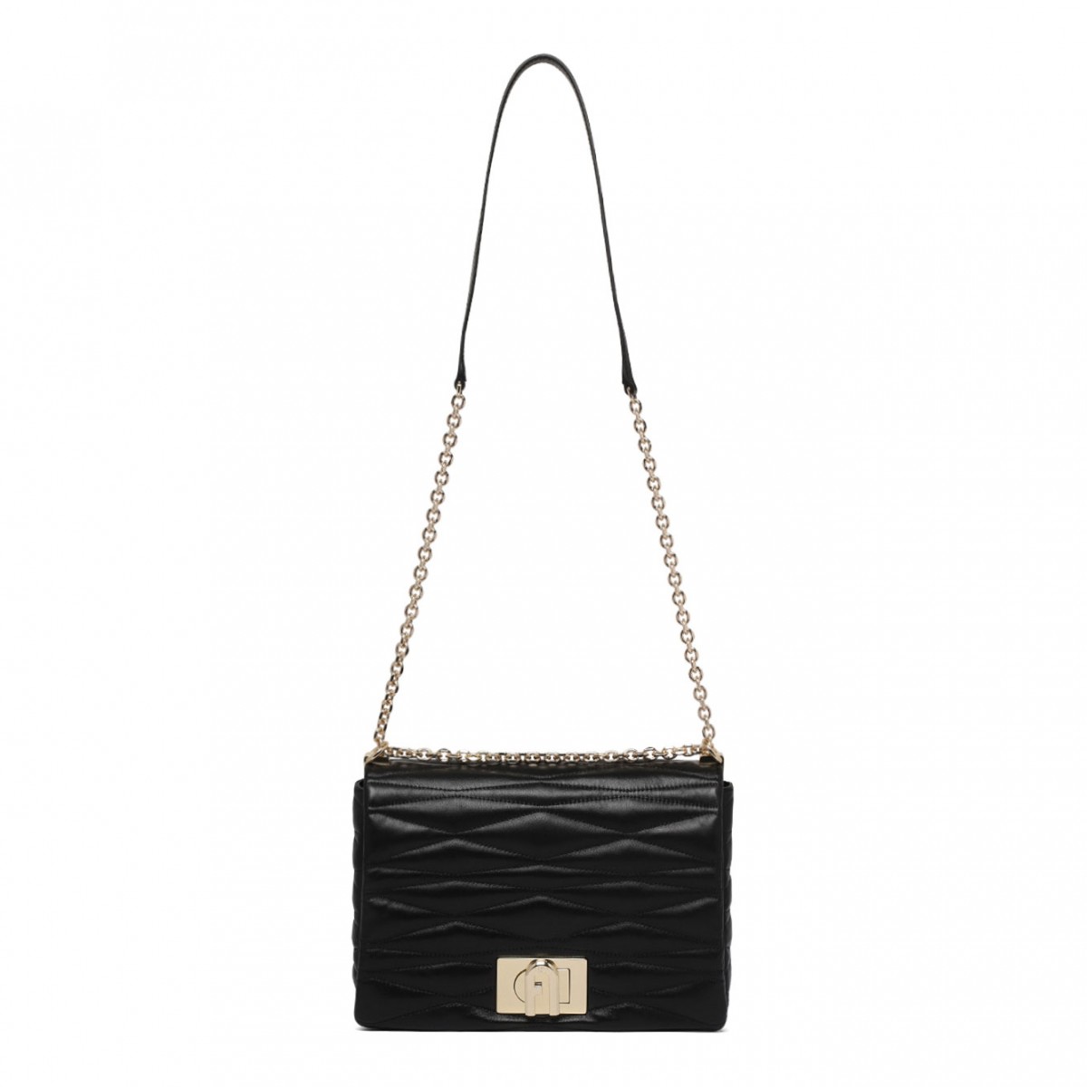 Black Medium Shoulder Bag