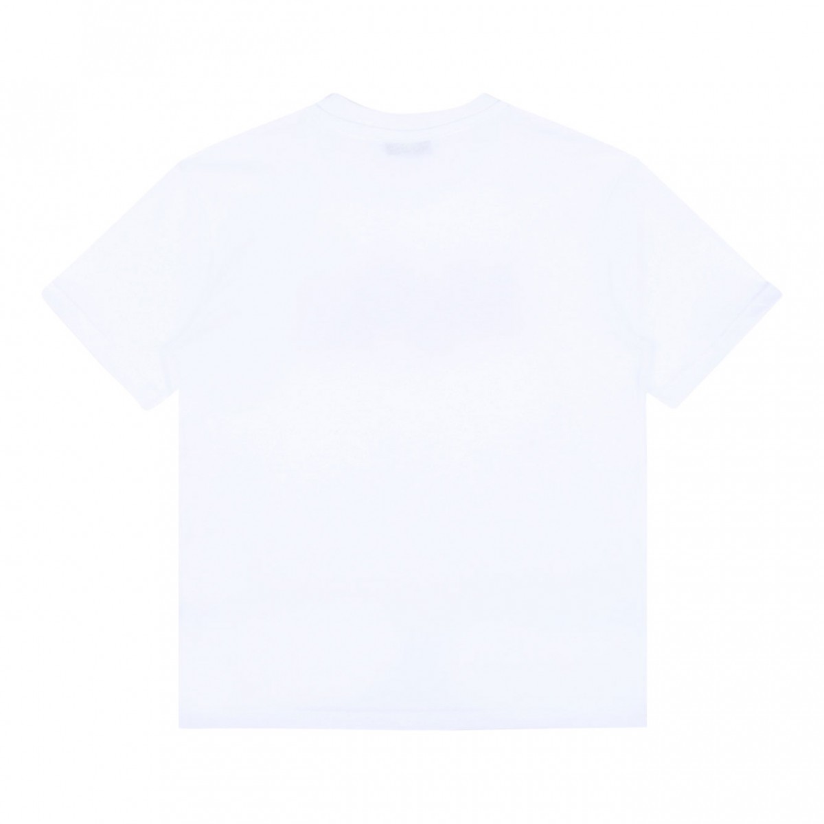 White Logo Print T-Shirt