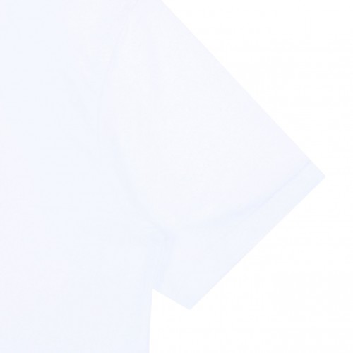White Logo Print T-Shirt